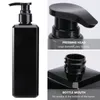 Liquid Soap Dispenser 2 Pcs Filling Pump Dad Black Foam Refillable Shampoo Lotion Bottle And