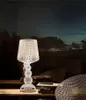 مصابيح المكتب إيطاليا تصميم كارتيل كابوكي مصابيح الجدول أكريليك أضواء مكتب الفن ديكور LED دافعة الإضاءة غرفة المعيشة غرفة مجوفة الأرض