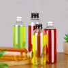 Bottiglie di stoccaggio 5 pezzi 5 ml-250 ml Mini contenitori vuoti in plastica con tappo a vite in alluminio Contenitori da viaggio portatili riutilizzabili per succhi liquidi