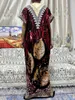 Ethnic Clothing Abayas For Women 2023 Traditional Cotton Printed Short Sleeves African Loose Fit Femme Robe Nigeria Islam Dresses With