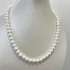 Ketten Elegant 6MM 8MM Shell Perlenkette 30-55cm Größe Kette für Frauen Klassischer Schmuck Brillante Schnalle Goth Chocker Halsband
