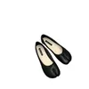 Vestito giapponese in stile tabi ninja scarpe da donna accoglienti piatti in pelle scissione di mocceschi di punta di punta femme mary jeans mocasines ladies ballerina scarpa 230403