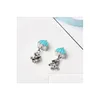 Arts And Crafts Fits Pandora Bracelets 30Pcs Christmas Bear Umbrella Duck Enamel Charms Bead For Wholesale Diy European Sterling Nec Dhoug