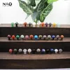 Dekorativa figurer 20mm Natural Stone Mushroom Statue Room Home Decor Healing Crystal Gemstone Figuring Aquarium Decoration Crafts