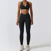 Conjuntos ativos nclagen conjunto de yoga bolso sexy secagem rápida terno de fitness feminino apertado correndo sutiã esportivo e leggings ginásio treino sportwear