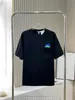 T-shirt Men's T-skjortor Designer Tredimensionell lättnad Kort ärm Crewneck Top för män och kvinnor par