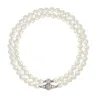 Vivienne Queen West Vivian Graziella Double-Layer Pearl Necklace INS 일본어 및 한국 별과 같은 스타일