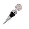 Barverktyg Vinstoppare Round Diamond Alloy Champagne Tätning Bottle Stopper Holiday Christmas Presents