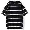 Koszulki mężczyzn Histrex 50 kolorów mężczyzn mężczyzn Kobiet Stripe T Shirt 100 Cotton T Shirt Summer Vintage Crewneck Y2K Oversize Tshirts Tops TEE 200G 230403