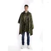 Capas de chuva impermeáveis poncho camuflagem ao ar livre multifuncional caminhadas casaco de chuva masculino respirável fino capa de chuva disponível para atacado