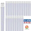 4 stóp LED Light Rurki 36 W 2 pin G13 Podstawa chłodna biała 6000K Przezroczysta pokrywa 3600 BAZPASA T8 T8 Wymagane podwójnie zasilane T8 60W Flourescent Rube Sunway