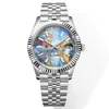 Role Watch 41mm Men's New Steel Enameled Painted Literature Sapphire Mirror with Swiss Superluminova Swiss Automatic Caliber Details Perfectly Replicated1