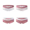 Maternity Intimates 4Pack Low Waist Panties Pregnancy Underwear Clothes for Pregnant Women Clothing Briefs Underpants 231102