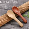 Dinnerware Sets Wooden Cute Small Soup Spoon Kid Children Dessert Cold Drink Honey Rice Girls Tableware