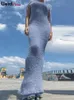 Urban Sexy Dresses Weird Puss Elegant Women Furry Dress Skinny Knit Sleeveless Bandage Camis Solid Simple Maxi Bodycon Casual Hipster Streetwear
