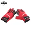 Gants de sport SeaKnight SK03 Sport Gants de pêche d'hiver 1PairLot 3 Gants en cuir respirant demi-doigts Néoprène PU Équipement de pêche 230403