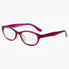 Lunettes de soleil Lunettes de lecture Femmes Mode Smart Ovale Pleine jante Progressive Multifocus Anti-blu Rouge Violet 1 1.5 2 2.5 3 3.5 4