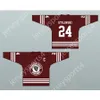 STILI personalizzati STILINSKI 24 BEACON HILLS CYCLONES HOCKEY JERSEY TEEN WOLF SERIE TV Cucitura S-M-L-XL-XXL-3XL-4XL-5XL-6XL