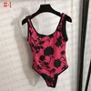 Womens Designers Swimwear Bodysuit Bikini Fashion Printed One Piece Swimsuits For Lady Push Up Padded Bathing Suits