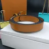 Fashion Smooth Buckle Belt Classic Vintage Men Women Designer Belt Wide 2,5 cm Womens denimbälten