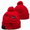 All Team Beanie Fall Vailies Winter Kintted Hats Caps Baseball Caps świąteczny fan prezent Mieszany zamówienie