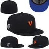 Fitted hats Designer size Newest Colors Baseball Flat Caps Brown Black Color letter Embroidery Chicago All Teams Logo Sport World Patched Full Closed stitched hats