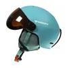 Kayak Goggles Yüksek kaliteli kayak kask gözlükleri entegre kalıplanmış PCEP'ler açık hava sporları kayak snowboard kaykay kaskları Unisex 231102 için