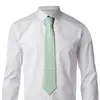 Yay bağları resmi yosun yeşil mini gingham kontrol ekose boyun erkekleri özel ipek geometrik kravat için ofis kravat