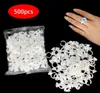 500pcs Disposable Microblading Pigment Glue Rings Tattoo Ink Holder SML Eyebrow Makeup Accessories Eyelash Extension Glue Cups6240195