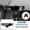 Car Holder Car Phone Holder For Volvo S90 V90 2016-2022 Gravity Navigation Bracket GPS Stand Air Outlet Clip Rotatable Support Accessories Q231104