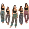 Women s Pants s Loose Bohemian Trouser Roupas Femininas Casual High Waist Woman Clothes Tie Dye Sweatpants Ladies Bottom 230403