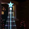 Atacado Decorações de Natal 110V-240V Plug Animado Lightshow Cone Árvore de Natal LED Quintal Luz LED Luzes de corda à prova d'água IP44 para Natal