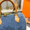 Designer-Denim-Reisetasche mit großer Kapazität, Einkaufskarte, ältere Taschen, Tragetaschen, Mode-Schultertaschen aus Segeltuch