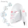 Face Massager Foreverlily Minimalism 7 Colors Led Mask Pon Therapy Antiacne Wrinkle Removal Skin Herjuvenation Care Care Tools 230403