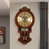 Zegary ścienne antyczne drewniane zegar w stylu vintage duży luksusowy stare ozdobne wahadło dekoracyjny salon horloge house