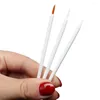 Nail Art Kits 200CPS Disposable Fine Eyeliner Brush Nylon Fiber Hard Head Liquid Makeup Tool