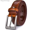 Belts Men's Genuine Leather Dress Belt Handmade Fashion Classic Designs For Work Business And CasualL231103