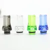 drip tip in plastica piatto bocchino per sigaretta 1453 510 nero trasparente verde giallo puntali confezione singola