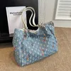 Shoulder Bags Bags Women's Handbag 2023 Spring/Summer Large Capacity Shoulder Bag Fashion Sequin Butterfly Denim Handbagstylishyslbags