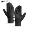 Five Fingers Gloves Winter Men Women Ski Snow Gs Waterproof Cycling Gs Full Finger Warm Thermal Fleece Gs with Small Zipper PocketL231103