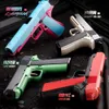 M1911 Colt Cyberpunk Soft Bullet Toys Gun Foam Ejection Toy Foam Darts Blaster Pistol Manual Airsoft Gun For Kid Adult Game 2042