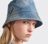 Fisherman's hat women's triangular micro-label washed cowboy basin hats pure cotton simple everything sunscreen UV protection youth vitality fisherman's cap