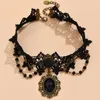 Collier ras du cou pour Halloween, bijoux Punk, chaîne de clavicule, personnalisé, à la mode, Sexy, accessoires pour boîte de nuit