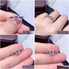 Ringe Natürlicher Tansanit-Ring S925 Sterling Sierbirthstone In Decemberreal Woman Blue Gem Jewelry Drop Delivery Dhgarden Dhjbh