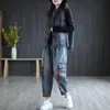 Kvinnors västar kvinnors denim tank topp bomull vår sommar kort ärm plus storlek tank topp kinesisk stil retro koreansk mode ärmlös jacka kvinnors 230403