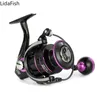 Baitcasting Reels lidafish est 5.0 1 4.7 1 Dönen makara 1000-6000 alüminyum makarayı maksimum sürükleme 10kg sazan balıkçılık makaraları tuzlu su balıkçılığı bobini 230403