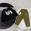 Merk baby peuter Jongen kinderkleding sets Herfst Casual Baby Meisje Kleding Past Kind Pak Sweatshirts Sportbroek Lente Kid Set