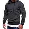 Sweats à capuche pour hommes automne hiver hommes sweat à capuche à manches longues Camouflage gymnase Fitness vêtements Jacquard rayure couleur unie mâle