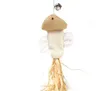 Chat teaser Lambaw fournisseurs pour animaux de compagnie bâton en bois sisal jouets anneau balle plume naturelle longue ficelle flexible