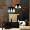 Pendant Lamps Nordic Creative Personality Electroplated Apple Glass Restaurant Lamp Single Head Bar LB12122